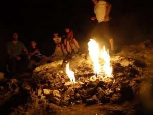Cirali Turkey flames of Chimera at Yanartas