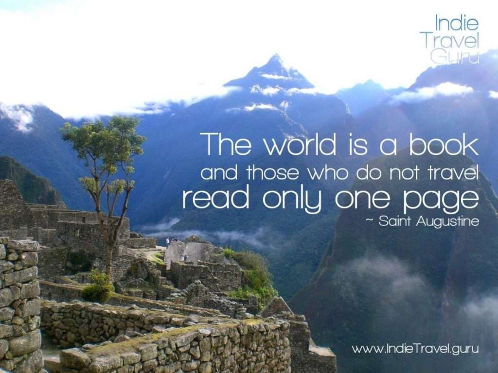 Travel Quote: World is a book