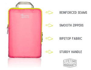 SUITEDNOMAD Compression Packing Cubes Set,Ultralight Travel Organizer Bags review quality