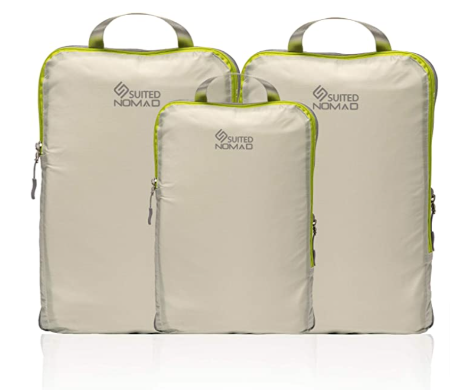 Review: SUITEDNOMAD Compression Packing Cubes Set,Ultralight Travel Organizer Bags